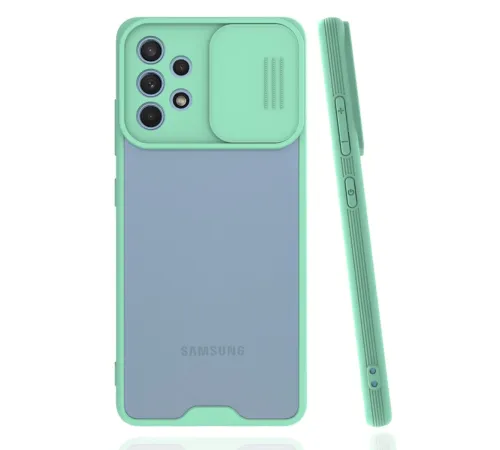 Samsung Galaxy A32 Kılıf Platin Kamera Koruma Silikon - Açık Yeşil Samsung Galaxy A32 Kılıf Platin Kamera Koruma Silikon - Açık Yeşil