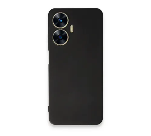 Realme C55 Kılıf First Silikon - Siyah Realme C55 Kılıf First Silikon - Siyah