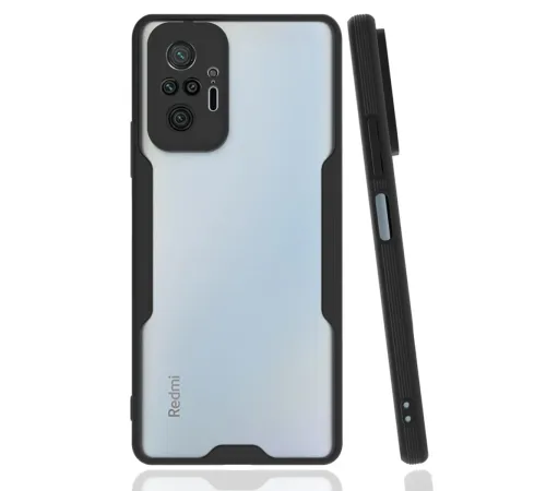 Xiaomi Redmi Note 10 Pro Kılıf Platin Silikon - Siyah Xiaomi Redmi Note 10 Pro Kılıf Platin Silikon - Siyah