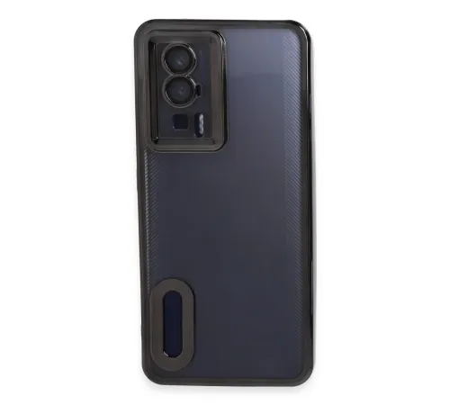 Xiaomi Poco F5 Pro Kılıf Slot Silikon - Siyah Xiaomi Poco F5 Pro Kılıf Slot Silikon - Siyah