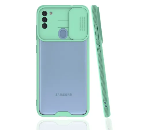 Samsung Galaxy A11 Kılıf Platin Kamera Koruma Silikon - Açık Yeşil Samsung Galaxy A11 Kılıf Platin Kamera Koruma Silikon - Açık Yeşil