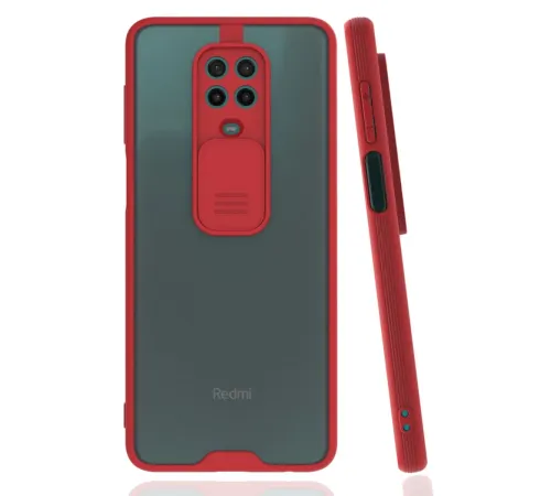 Xiaomi Redmi Note 9 Pro Kılıf Platin Kamera Koruma Silikon - Kırmızı Xiaomi Redmi Note 9 Pro Kılıf Platin Kamera Koruma Silikon - Kırmızı