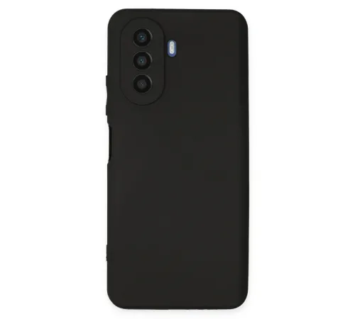 Huawei Nova Y70 Kılıf First Silikon - Siyah Huawei Nova Y70 Kılıf First Silikon - Siyah