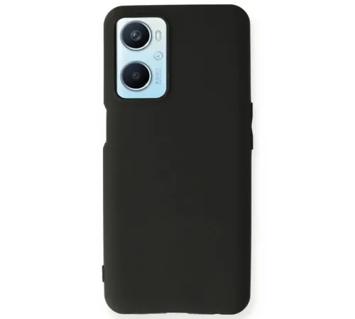 Oppo A96 Kılıf First Silikon - Siyah Oppo A96 Kılıf First Silikon - Siyah