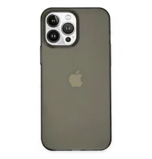 iPhone 14 Pro Kılıf Pc Sert Şeffaf Kapak - Siyah