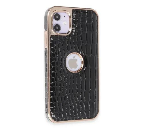 iPhone 11 Kılıf Snake Kapak - Siyah iPhone 11 Kılıf Snake Kapak - Siyah