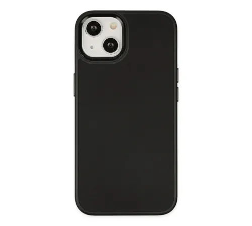 iPhone 14 Plus Kılıf Asya Deri Silikon - Siyah iPhone 14 Plus Kılıf Asya Deri Silikon - Siyah
