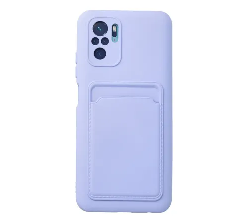 Xiaomi Redmi Note 10S Kılıf Kelvin Kartvizitli Silikon - Lila Xiaomi Redmi Note 10S Kılıf Kelvin Kartvizitli Silikon - Lila