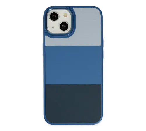 iPhone 14 Plus Kılıf King Kapak - Açık Mavi-Lacivert iPhone 14 Plus Kılıf King Kapak - Açık Mavi-Lacivert