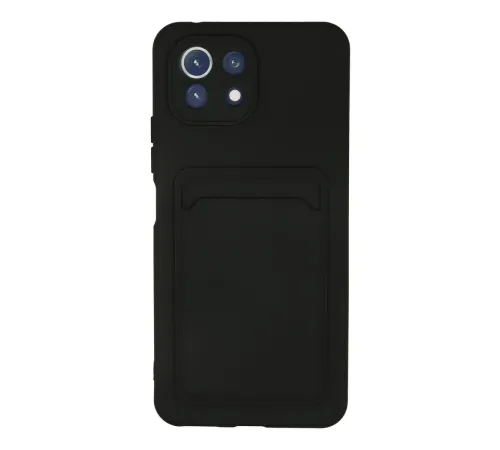 Xiaomi Mİ 11 Lite Kılıf Kelvin Kartvizitli Silikon - Siyah Xiaomi Mİ 11 Lite Kılıf Kelvin Kartvizitli Silikon - Siyah