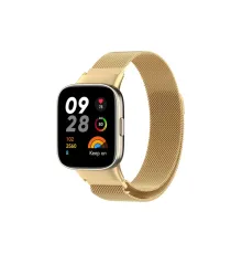 Xiaomi Redmi Watch 3 Metal Mıknatıslı Kordon - Gold