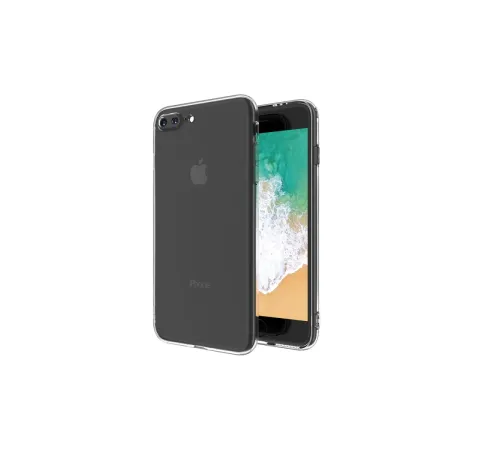 iPhone 8 Plus Kılıf Deluxe 2mm Şeffaf Silikon iPhone 8 Plus Kılıf Deluxe 2mm Şeffaf Silikon