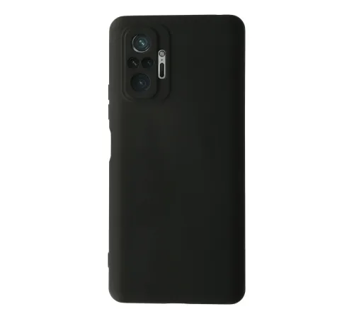 Xiaomi Redmi Note 10 Pro Kılıf Nano içi Kadife Silikon - Siyah