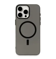 iPhone 15 Pro Kılıf Anka PC Magneticsafe Sert Metal Kapak - Siyah