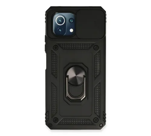 Xiaomi Mİ 11 Lite Kılıf Pars Lens Yüzüklü Silikon - Siyah Xiaomi Mİ 11 Lite Kılıf Pars Lens Yüzüklü Silikon - Siyah