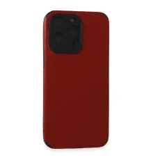 iPhone 15 Pro Kılıf Loop Deri Silikon - Kırmızı