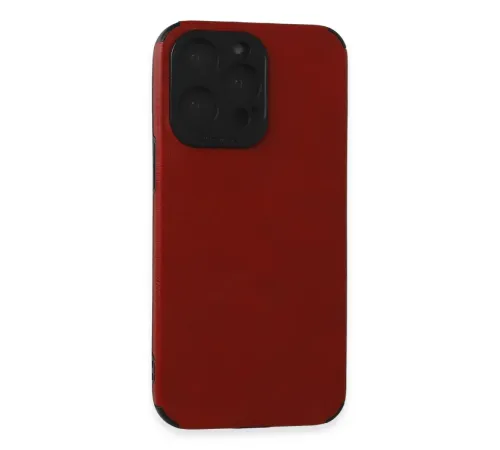 iPhone 15 Pro Kılıf Loop Deri Silikon - Kırmızı iPhone 15 Pro Kılıf Loop Deri Silikon - Kırmızı