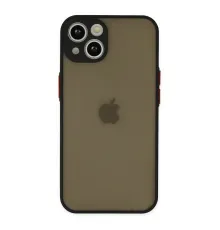 iPhone 15 Plus Kılıf Montreal Silikon Kapak - Siyah