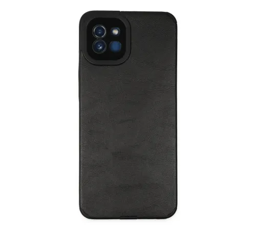 Samsung Galaxy A03 Kılıf Loop Deri Silikon - Siyah Samsung Galaxy A03 Kılıf Loop Deri Silikon - Siyah