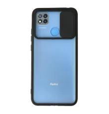 Xiaomi Redmi 9C Kılıf Palm Buzlu Kamera Sürgülü Silikon - Siyah