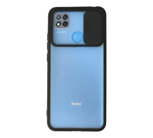 Xiaomi Redmi 9C Kılıf Palm Buzlu Kamera Sürgülü Silikon - Siyah Xiaomi Redmi 9C Kılıf Palm Buzlu Kamera Sürgülü Silikon - Siyah