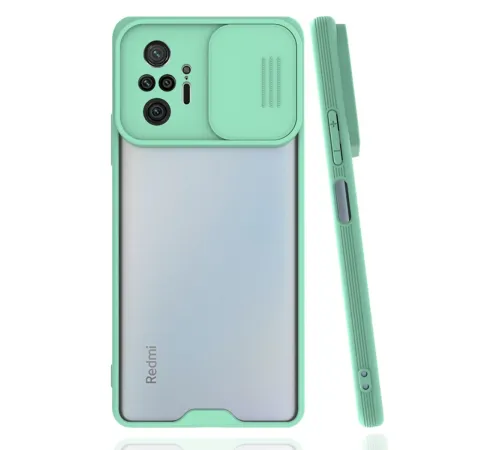 Xiaomi Redmi Note 10 Pro Kılıf Platin Kamera Koruma Silikon - Açık Yeşil Xiaomi Redmi Note 10 Pro Kılıf Platin Kamera Koruma Silikon - Açık Yeşil