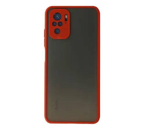 Xiaomi Redmi Note 10 Kılıf Montreal Silikon Kapak - Kırmızı Xiaomi Redmi Note 10 Kılıf Montreal Silikon Kapak - Kırmızı