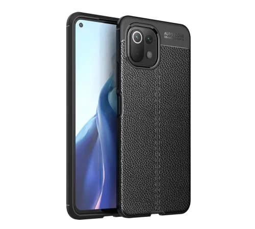 Xiaomi Mİ 11 Lite Kılıf Auto Focus Kapak - Siyah Xiaomi Mİ 11 Lite Kılıf Auto Focus Kapak - Siyah