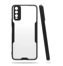 Vivo Y11S Kılıf Platin Silikon - Siyah