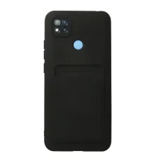 Xiaomi Redmi 9C Kılıf Kelvin Kartvizitli Silikon - Siyah