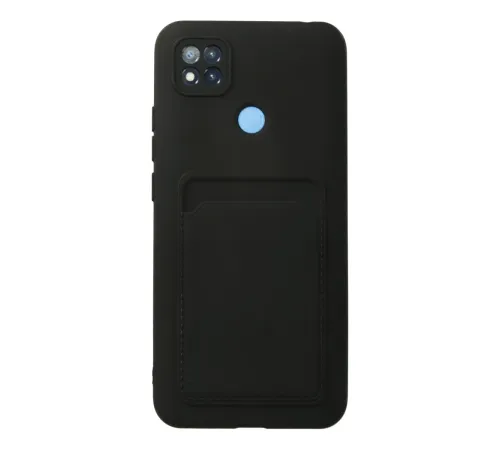 Xiaomi Redmi 9C Kılıf Kelvin Kartvizitli Silikon - Siyah Xiaomi Redmi 9C Kılıf Kelvin Kartvizitli Silikon - Siyah