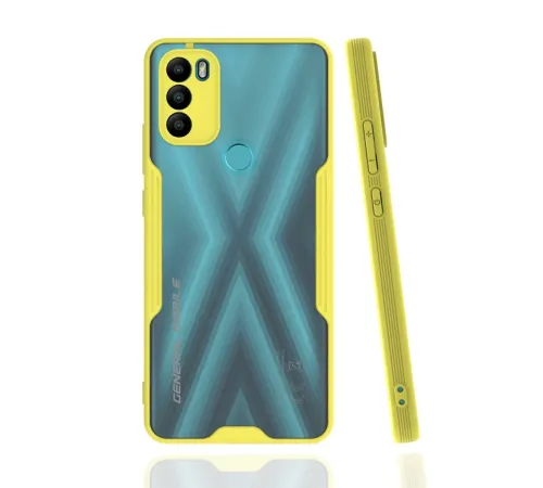General Mobile GM 21 Plus Kılıf Platin Silikon - Sarı General Mobile GM 21 Plus Kılıf Platin Silikon - Sarı
