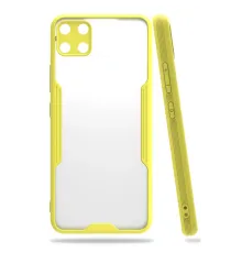 Realme C15 Kılıf Platin Silikon - Sarı