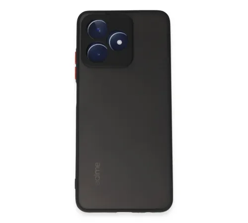 Realme C53 Kılıf Montreal Silikon Kapak - Siyah Realme C53 Kılıf Montreal Silikon Kapak - Siyah