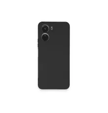 Vivo Y16 Kılıf Nano içi Kadife Silikon - Siyah