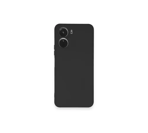 Vivo Y16 Kılıf Nano içi Kadife Silikon - Siyah Vivo Y16 Kılıf Nano içi Kadife Silikon - Siyah