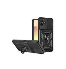 Realme C53 Kılıf Pars Lens Yüzüklü Silikon - Siyah