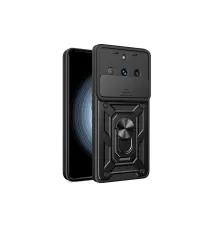 Realme 11 Pro Kılıf Pars Lens Yüzüklü Silikon - Siyah