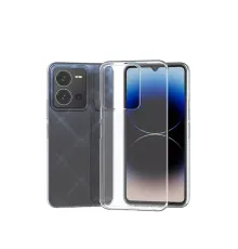 Vivo Y35 Kılıf Lüx Şeffaf Silikon