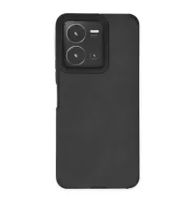 Vivo Y35 Kılıf Loop Deri Silikon - Siyah