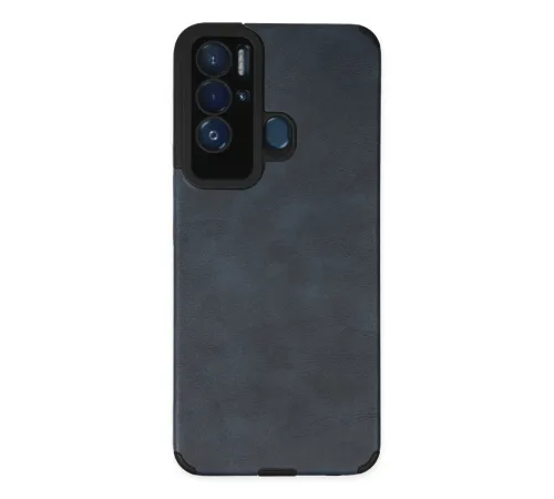 Tecno Pova Neo Kılıf Loop Deri Silikon - Lacivert