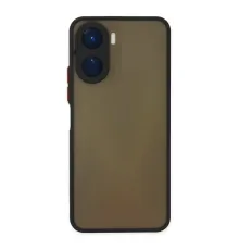 Vivo Y16 Kılıf Montreal Silikon Kapak - Siyah