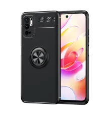 Xiaomi Redmi Note 10 5G Kılıf Range Yüzüklü Silikon - Siyah
