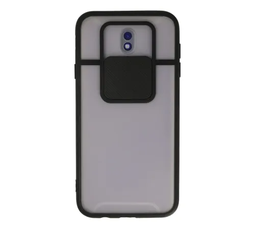Samsung Galaxy J7 Pro / J730 Kılıf Palm Buzlu Kamera Sürgülü Silikon - Siyah Samsung Galaxy J7 Pro / J730 Kılıf Palm Buzlu Kamera Sürgülü Silikon - Siyah