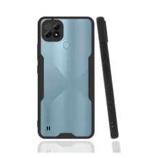 Realme C21 Kılıf Platin Silikon - Siyah