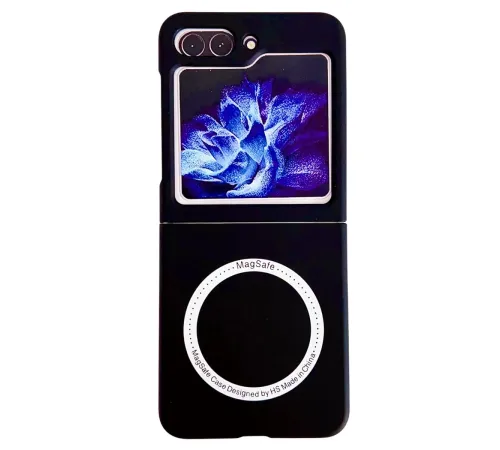 Samsung Galaxy Z Flip 5 Kılıf Mata Fold Kapak - Siyah