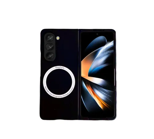 Samsung Galaxy Z Fold 5 Kılıf Mata Fold Kapak - Siyah Samsung Galaxy Z Fold 5 Kılıf Mata Fold Kapak - Siyah