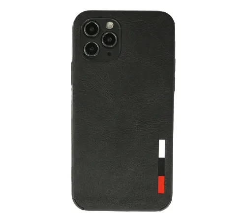 iPhone 11 Pro Kılıf Loop Deri Silikon - Siyah iPhone 11 Pro Kılıf Loop Deri Silikon - Siyah