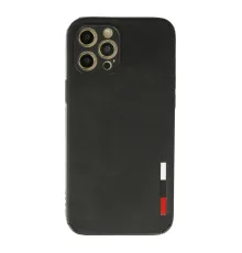 iPhone 12 Pro Kılıf Loop Deri Silikon - Siyah