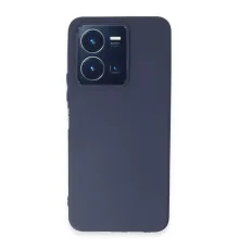 Vivo Y35 Kılıf First Silikon - Lacivert